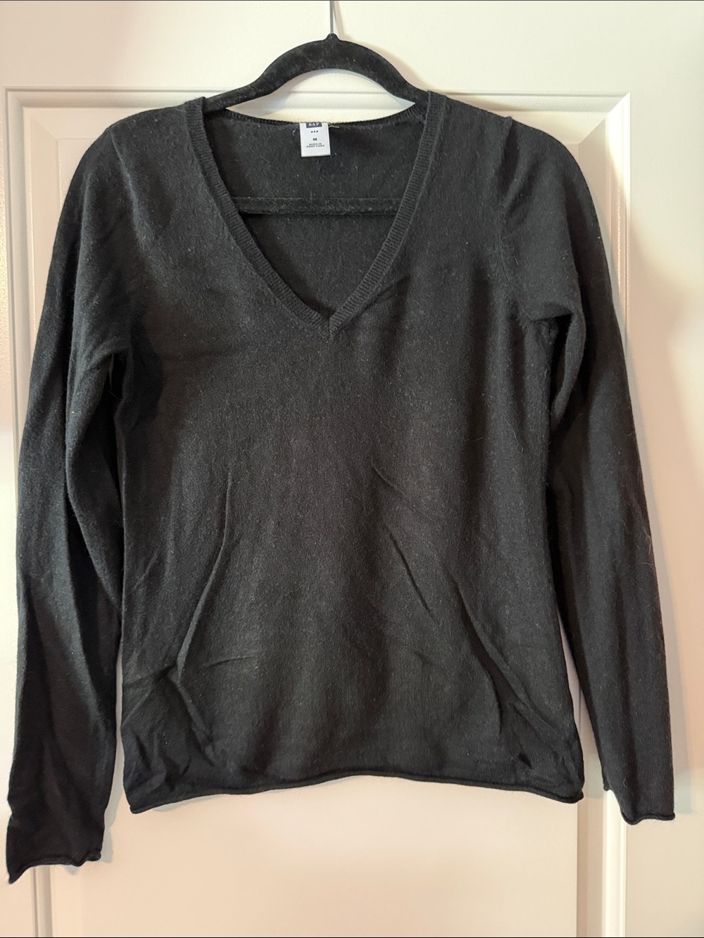 Black V-Neck Sweater